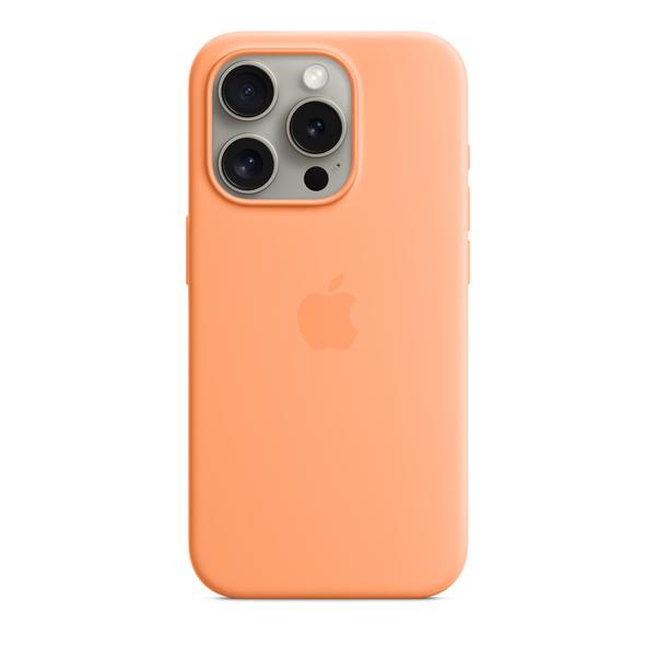 Apple Apple iPhone 15 Pro シリコーンケース - オレンジソルベ