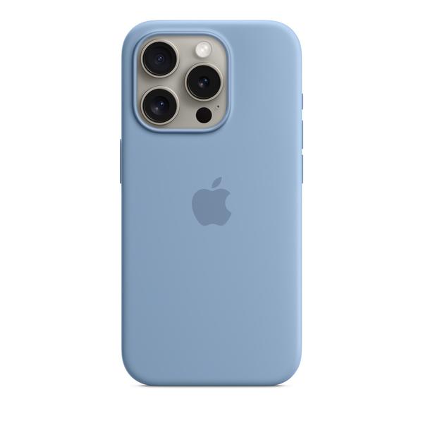 Apple Apple iPhone 15 Pro シリコーンケース - ウインターブルー