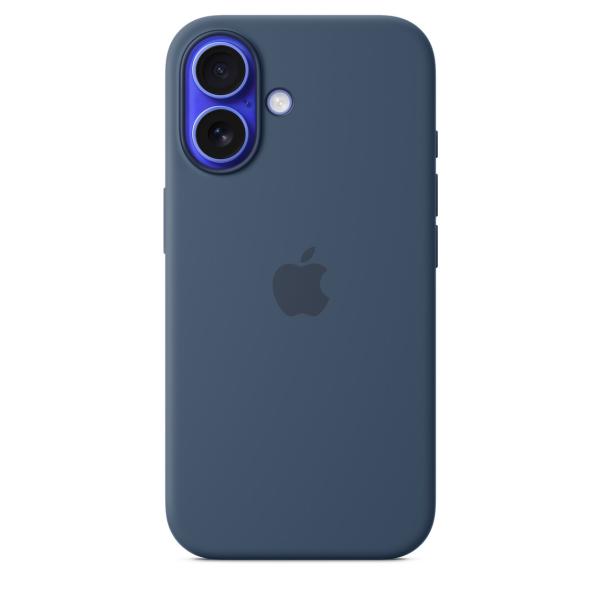 Apple MagSafe対応 iPhone 16 シリコーンケース - デニム MYY23FE/A アップル純正 日本国内正規品