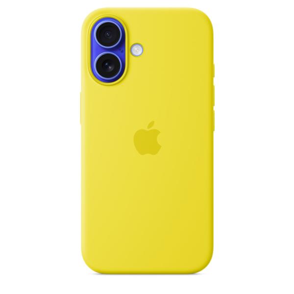 Apple MagSafe対応 iPhone 16 シリコーンケース - スターフルーツ MYY73FE/A アップル純正 日本国内正規品