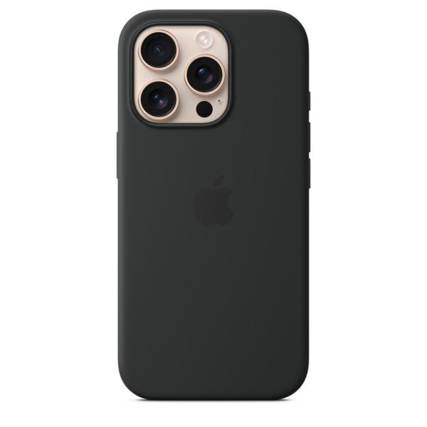 Apple MagSafe対応 iPhone 16  Pro シリコーンケース - ブラック MYYJ3FE/A  アップル純正 日本国内正規品