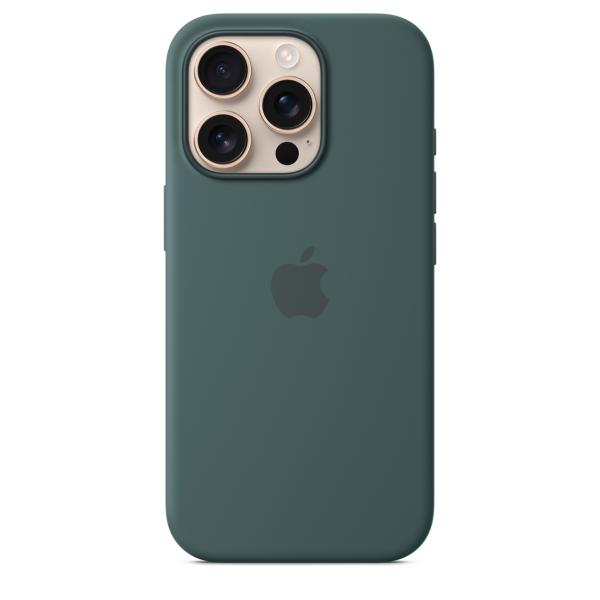 Apple MagSafe対応 iPhone 16  Pro シリコーンケース - レイクグリーン MYYR3FE/A アップル純正 日本国内正規品