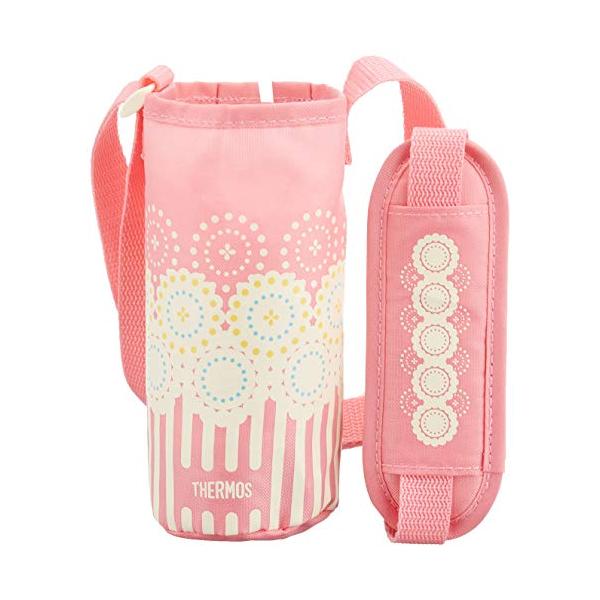 サーモス 交換用部品 ストローボトル FHL400F用 ポーチ コーラルピンク