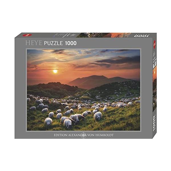 1000ピース HEYE Puzzle ヘイパズル Ed. Humboldt : Sheep and Volcanoes 50×70cm 299