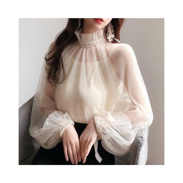 レース トップス 透け感 シースルー 総レース トップス シフォン ブラウス 結婚式 可愛い ブラウス ボリューム袖 春 Jm4153 Buyee 日本代购平台 产品购物网站大全 Buyee一站式代购 Bot Online