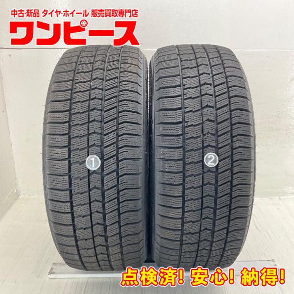 中古タイヤ 2本セット 225/50R18 95Q グッドイヤー ICE NAVI 8 冬 スタッドレス 225/50/18 クロスロード/C-HR   b16