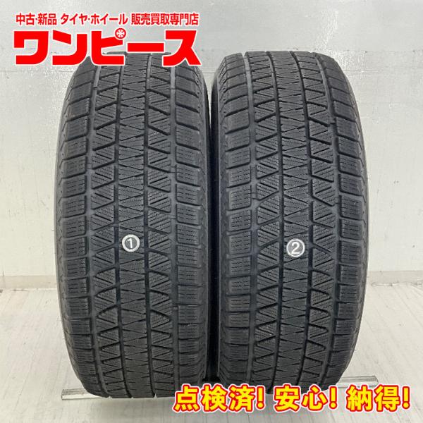 中古タイヤ 2本セット 285/60R18 116Q ブリヂストン BLIZZAK  DM-V3 冬 スタッドレス 285/60/18 レクサス LX   b1