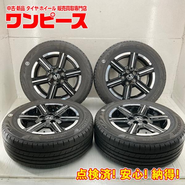中古タイヤホイールセット 215/60R16 95H  16インチ 16×7J +50 5穴 PCD114.3 ホンダ純正 夏 サマー ヴェゼル  d3645