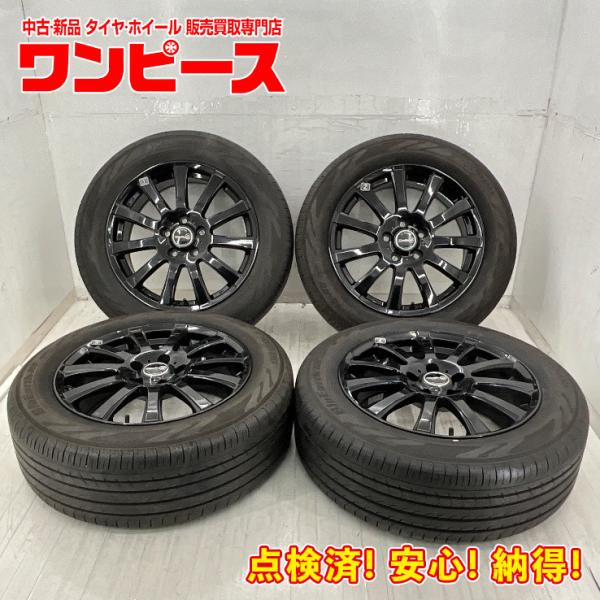 送料無料◆215/60R17/冬4本/残溝約7㎜/アルミセット/5穴/114.3 onepiecetire_mi7nd3162