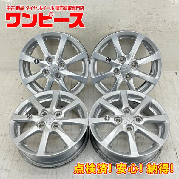 ダイハツ（DAIHATSU） 中古アルミホイール 4本セット 14×4.5J +45 4穴