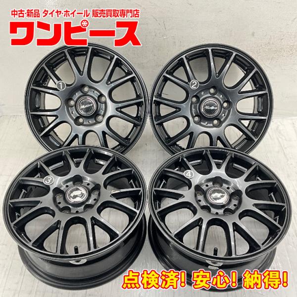 中古アルミホイール 4本セット 15×6J +45 5穴 PCD114.3 15インチ