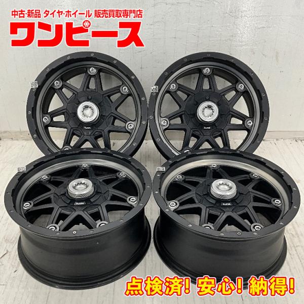 中古アルミホイール 4本セット 17×8J +20 6穴 PCD139.7 17インチ CRIMSON MG  c2988