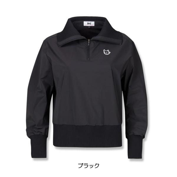WAAC ワック WAAC WOMENS トリコットタフタハーフジップ 072254065