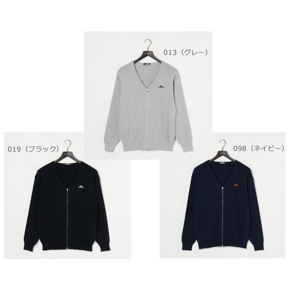 J.LINDEBERG ホワイト カーディガン S ジェイリンドバーグ J.LINDEBERG ゴルフ 2022年春夏 日本限定