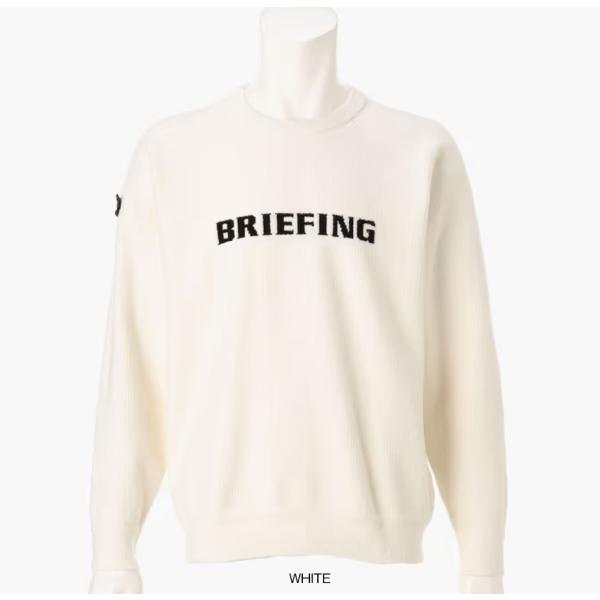 ブリーフィング BRIEFING  メンズ  ゴルフ  MEN'S AIRY YARN KNIT CREWNECK エアリーヤーン クルーネック ニット BRG263M44