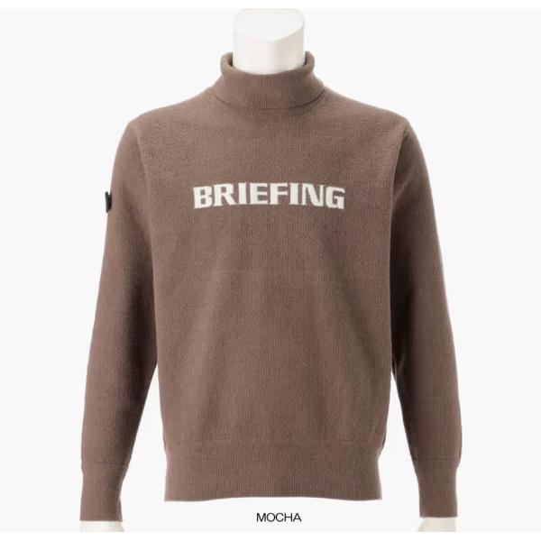 ブリーフィング BRIEFING  メンズ  ゴルフ  MEN'S AIRY YARN KNIT TURTLENECK エアリーヤーン タートルネック ニット BRG263M45