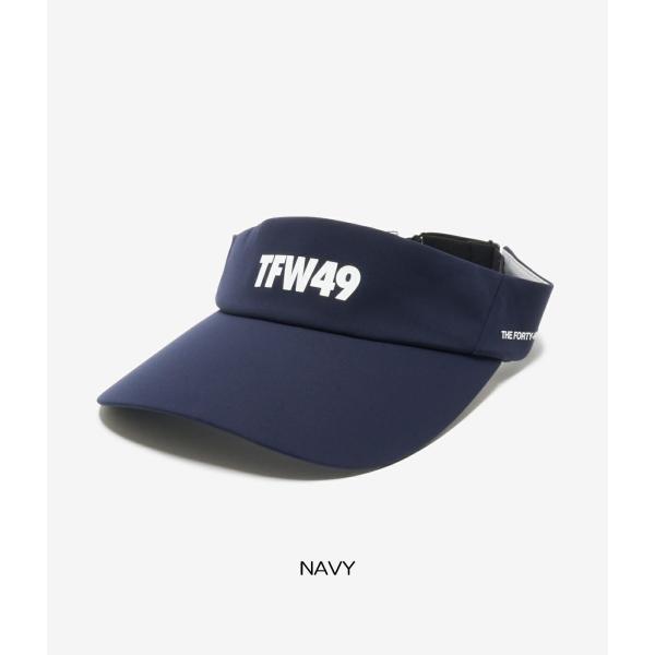 新品未使用　TFW49 サンバイザー　サイズ:M TFW49 ティーエフダブリュ49 TAFFETA SUN VISOR サンバイザー