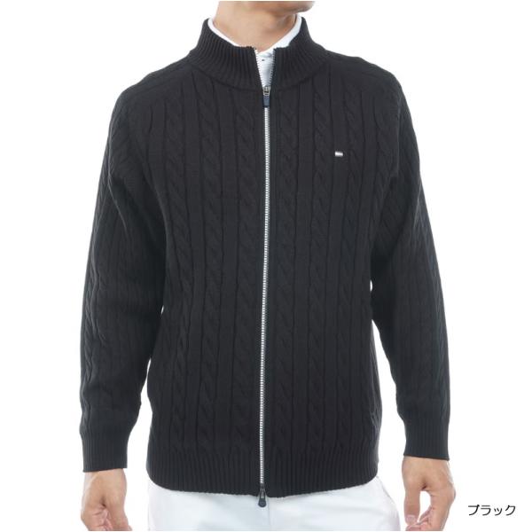 トミーヒルフィガー TOMMY HILFIGER ゴルフ メンズ ケーブル柄 ニットジャケット THMA668