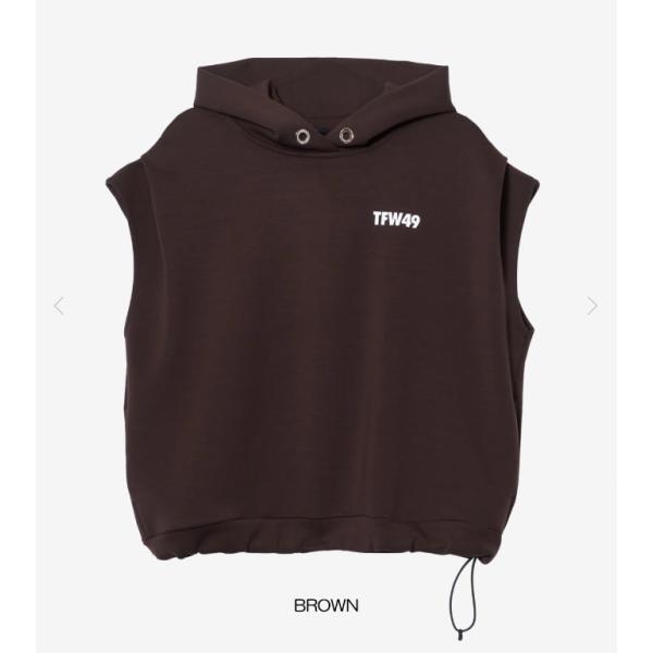 ティーエフダブリュ４９ TFW49  レディス  OVERSIZED SLEEVELESS HOODIE フーディー TL10262016