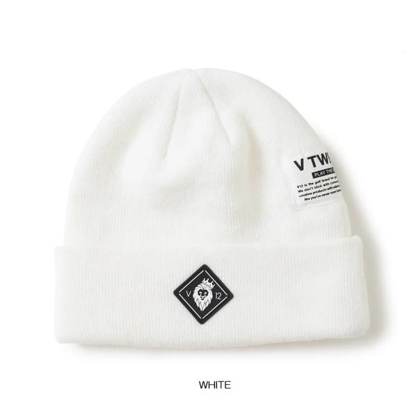 ヴイトゥエルヴ Ｖ12  ゴルフ  メンズ  レディス　CLEAN KNIT CAP  ニット キャップ　V122620-CP09