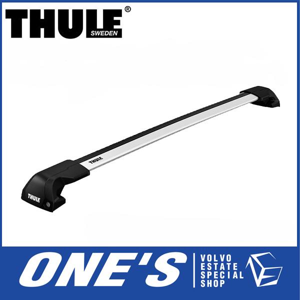 スーリー　(THULE) ウイングバーエッジ シルバー・専用取付キット ボルボ V40クロスカントリー（MB・MD） ルーフレール付き車用 2点SET