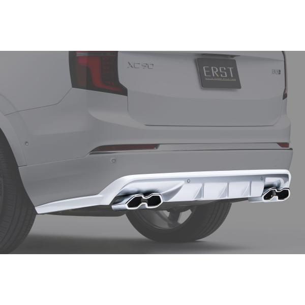 ボルボ専用ERST(エアスト)XC90(LB) 2025年〜 エアロパーツ リヤスカート+マフラーカッター