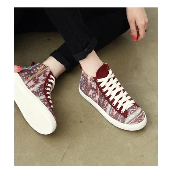 ハイカットスニーカー レディース エスニック柄 プリント インヒール スニーカー 15 春夏 新作 アリス レディース 婦人靴 Buyee Buyee Japanese Proxy Service Buy From Japan Bot Online