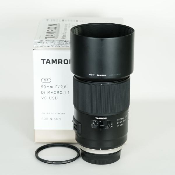 注意事項あり｜フィルター付] TAMRON SP 90mm F/2.8 Di MACRO 1:1 VC