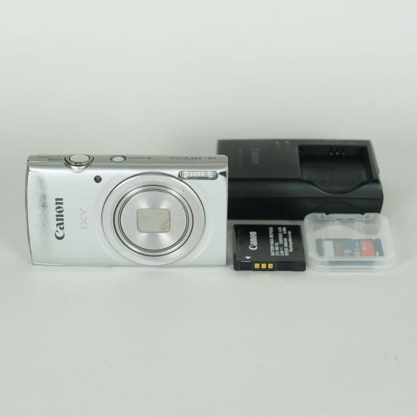 動作確認 Canon キャノン IXY 200 シルバー sdカード付き キヤノン