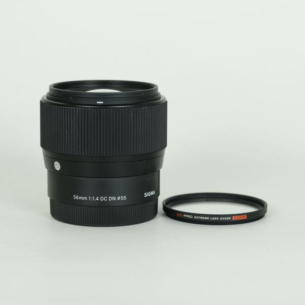 良品 | フィルター付] SIGMA 56mm F1.4 DC DN｜Contemporary [ソニーE