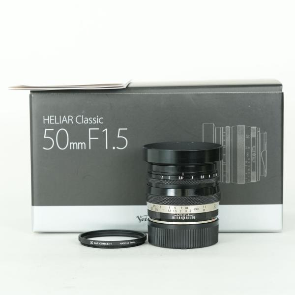 [良品 | フィルター付] コシナ フォクトレンダー HELIAR classic 50mm F1.5 VM | LEICA Mマウント
