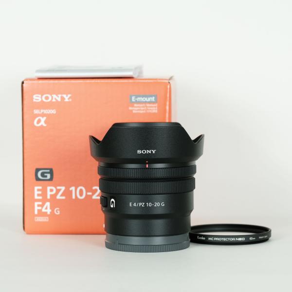 SONY E PZ 10-20mm F4 SELP1020G レンズフィルター付 新品同様｜フィルター付] SONY E PZ 10-20mm F4 G SELP1020G