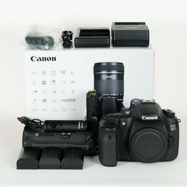 美品♪ Canon EOS 60D レンズ バッテリーグリップ 付属 送料無料 良品 | バッテリーグリップ付] Canon EOS 60D ボディ デジタル一眼レフ
