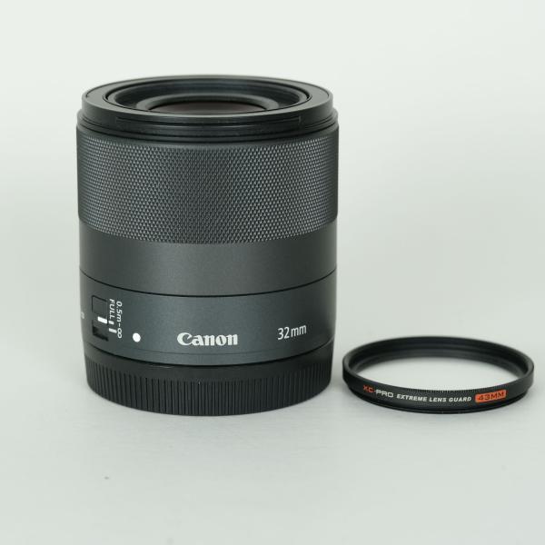 【美品】【純正付属品付】Canon EF-M32mm F1.4 STM 美品 | フィルター付] Canon EF-M32mm F1.4 STM EF-Mマウント