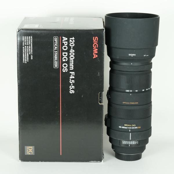 並品] SIGMA APO 120-400mm F4.5-5.6 DG OS HSM (キヤノンEF用
