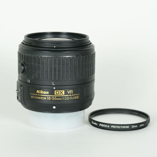 良品 | フィルター付] Nikon AF-S DX NIKKOR 18-55mm f3.5-5.6G VR II