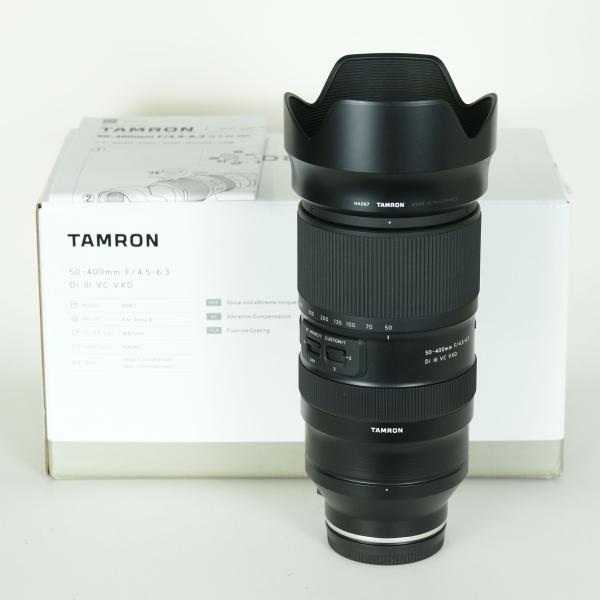 美品] TAMRON 50-400mm F/4.5-6.3 Di III VC VXD (Model A067) [ソニー