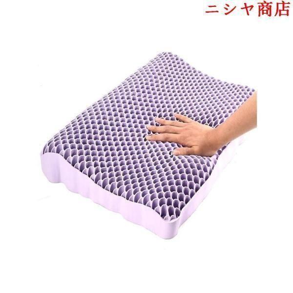 枕 快眠 ジェル TPE 高反発 無重力 ハニカム 通気性 減圧 ピロー いびき防止 肩こり 体圧分散 高さ調整 寝心地 全身洗える 寝具 リラックス