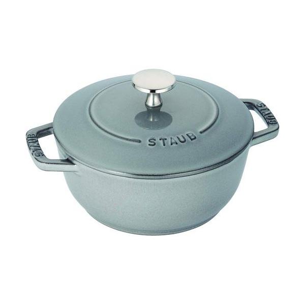 ストウブ(staub) Wa-NABE ワナベ グレー Sサイズ 16cm 両手鍋 IH対応