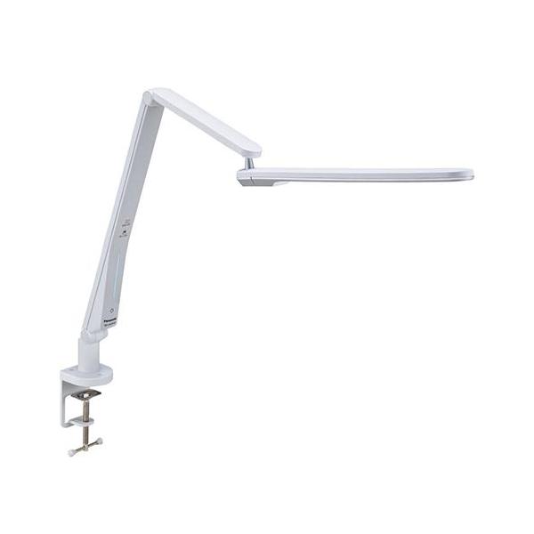 【長期5年保証付】パナソニック(Panasonic) SQ-LC570-W ホワイト仕上・シルバー パルック LEDスタンドライトクランプ式