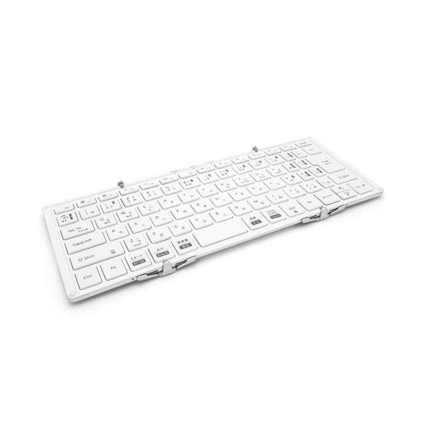 アーキサイト AM-K2TF83J/SLW シルバー・ホワイト MOBO 有線/無線キーボード 日本語JIS配列 83キー