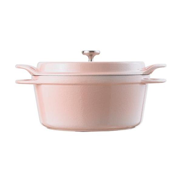 【美品】VERMICULAR オーブンポットラウンド　パールブラウン　26cm バーミキュラ 【訳あり】オーブンポットラウンド 18cm パールピンク