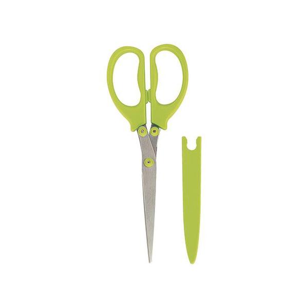 ■刃と刃の間に樹脂製のスペーサーを設けることで摩擦を軽減し、軽い力でもカットできるよう工夫されたシュレッダーハサミ■引き出しなどへ収納する際に、刃がむき出しにならないキャップ付き■キャップの先端を利用して、刃の間に挟まった細断クズを落とすこ...