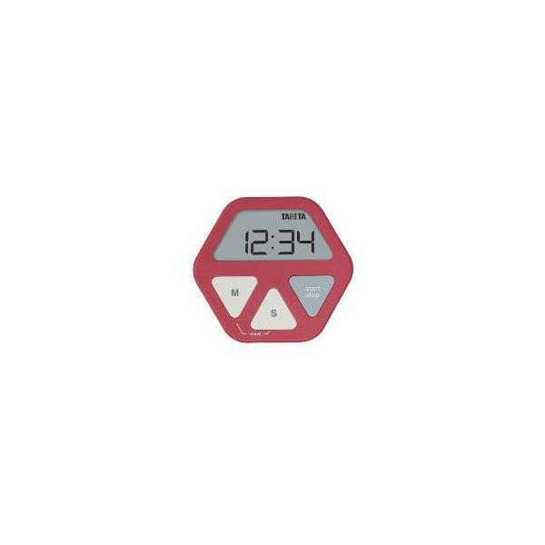 タニタ(TANITA) TD-410-RD ガラスにつくタイマー レッド