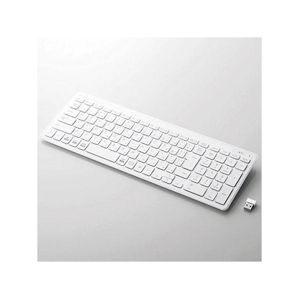 ELECOM（エレコム） TK-FDP099TWH ホワイト 無線キーボード 日本語配列