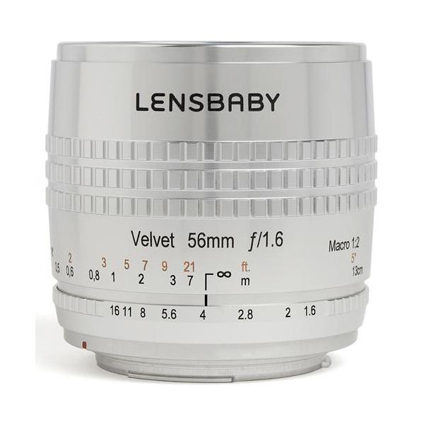 【未使用】Lensbaby Velvet 56 シルバー ニコンF用 レンズベビー(LENSBABY) Velvet 56 シルバー ニコンF用 : ワンズマート