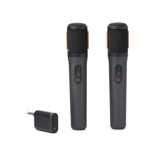 他サイト： JBL(ジェイ ビー エル) JBLPBWIRELESSMIC ブラック バッテリー内蔵ワイヤレスマイク 防水対応 2本セットの商品画像