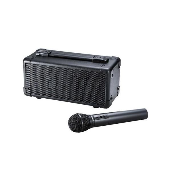 他サイト： サンワサプライ MM-SPAMP4 拡声器スピーカー ワイヤレスマイク付の商品画像
