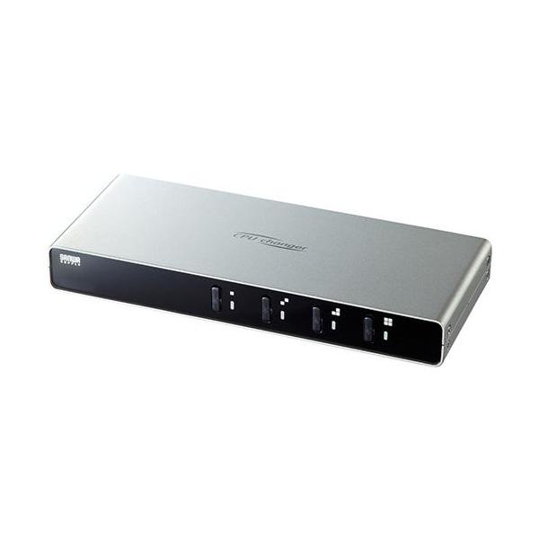サンワサプライ SW-KVM4LUN2 パソコン自動切替器 4:1