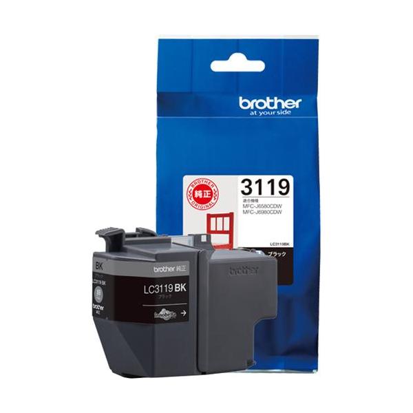 ブラザー工業 ブラザー(brother) LC3119BK 純正 黒 大容量タイプ